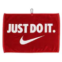 Nike Performance golfhanddoek, rood/wit