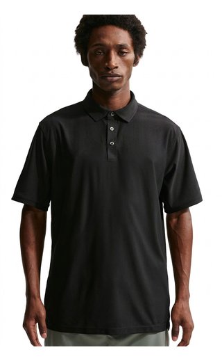 Nike Tailored Performance heren polo, zwart