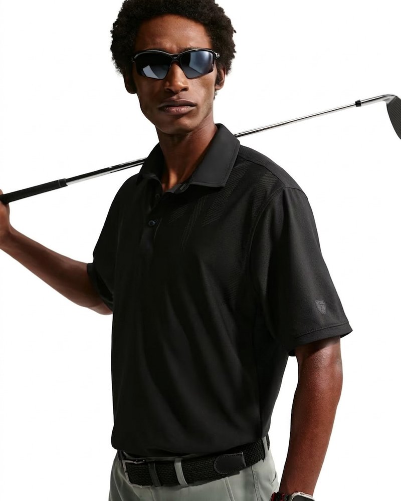 Nike Tailored Performance heren polo, zwart