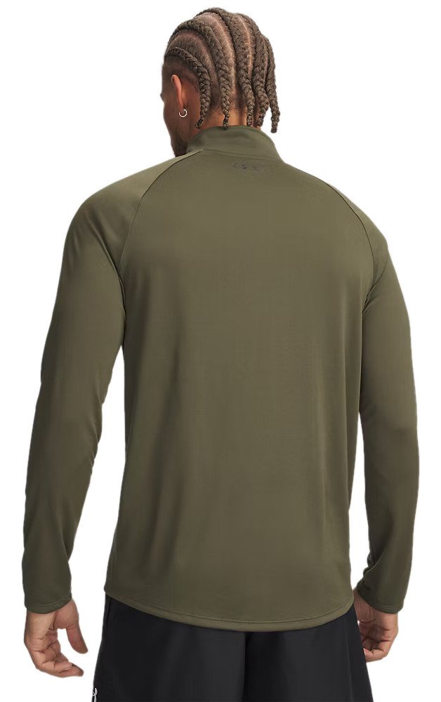 Under Armour Tech 2.0 1/2 Zip heren T-shirt, groen