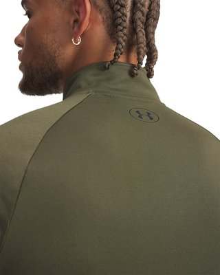 Under Armour Tech 2.0 1/2 Zip heren T-shirt, groen