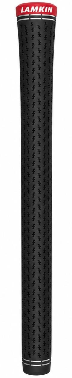 Lamkin Crossline 360 grip, standard, zwart/rood