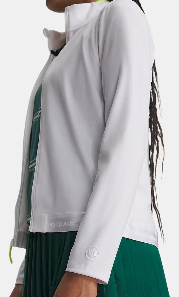 Under Armour Drive Lightweight dames sweatshirt, wit/green citrone