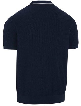 Callaway Textured sweater heren polo, peacoat