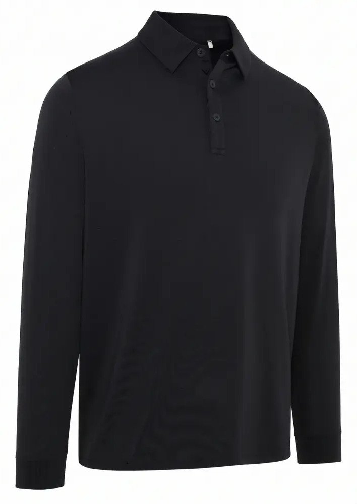 Callaway Soft Touch Long Sleeve heren polo, caviar