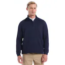 Callaway Chev Jacquard heren pullover, peacoat