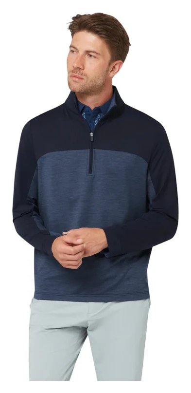 Callaway Lightweight Lux Touch heren pullover, peacoat