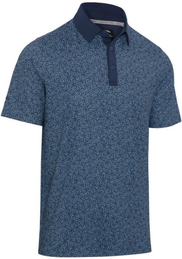 Callaway Confetti Tee Print heren polo, peacoat
