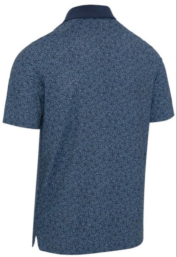 Callaway Confetti Tee Print heren polo, peacoat