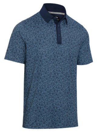 Callaway Confetti Tee Print heren polo, peacoat