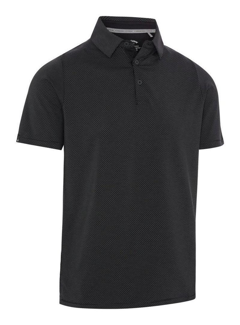 Callaway Emea Two-Tone Geo heren polo, caviar