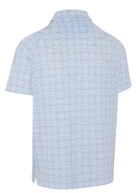 Callaway Printed Fractal Chev heren polo, wit