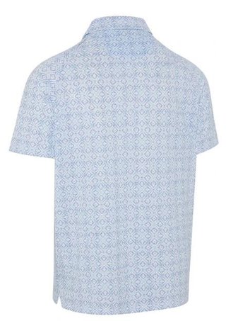 Callaway Printed Fractal Chev heren polo, wit