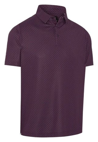 Callaway Trademark Golf Printed heren polo, italian plum