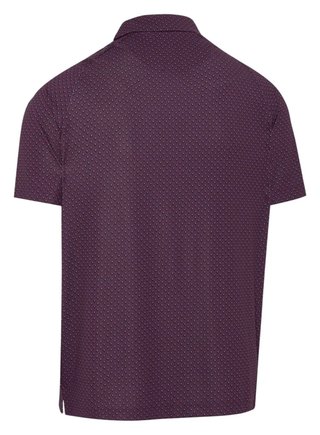 Callaway Trademark Golf Printed heren polo, italian plum