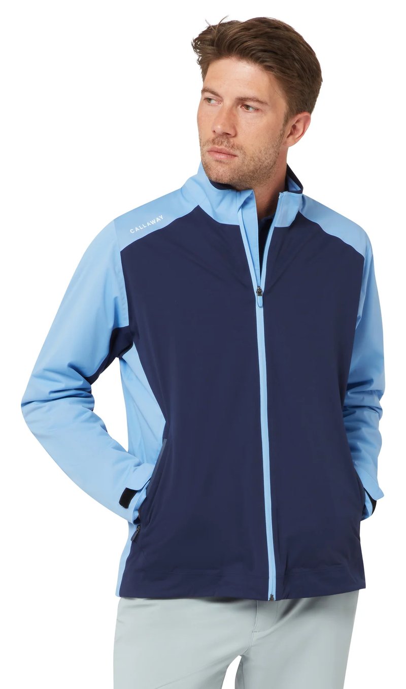 Callaway Stormlite III Waterproof heren jack, peacoat/mountain bluebird