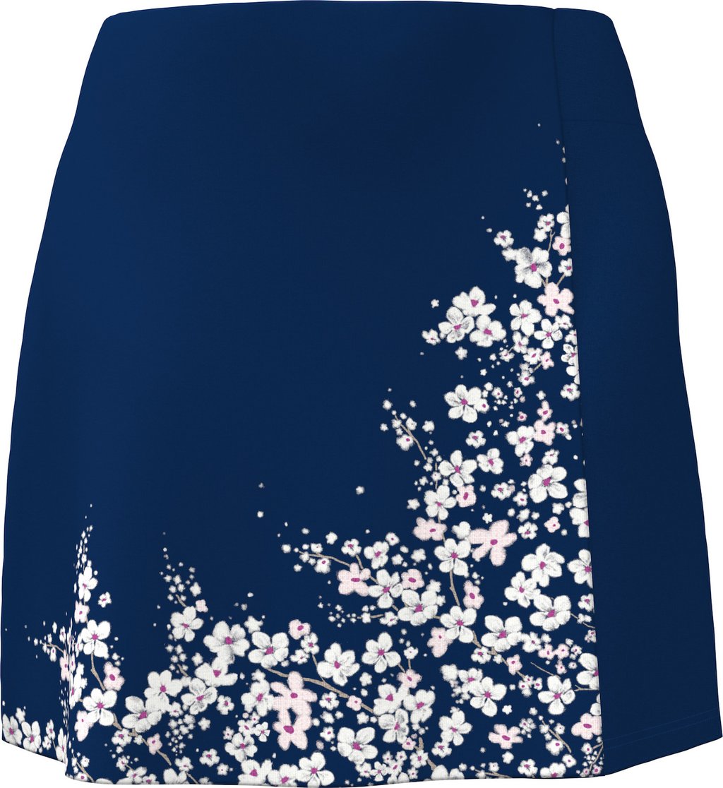 Callaway 17" Floral Printed Wrap dames skort, blue depths