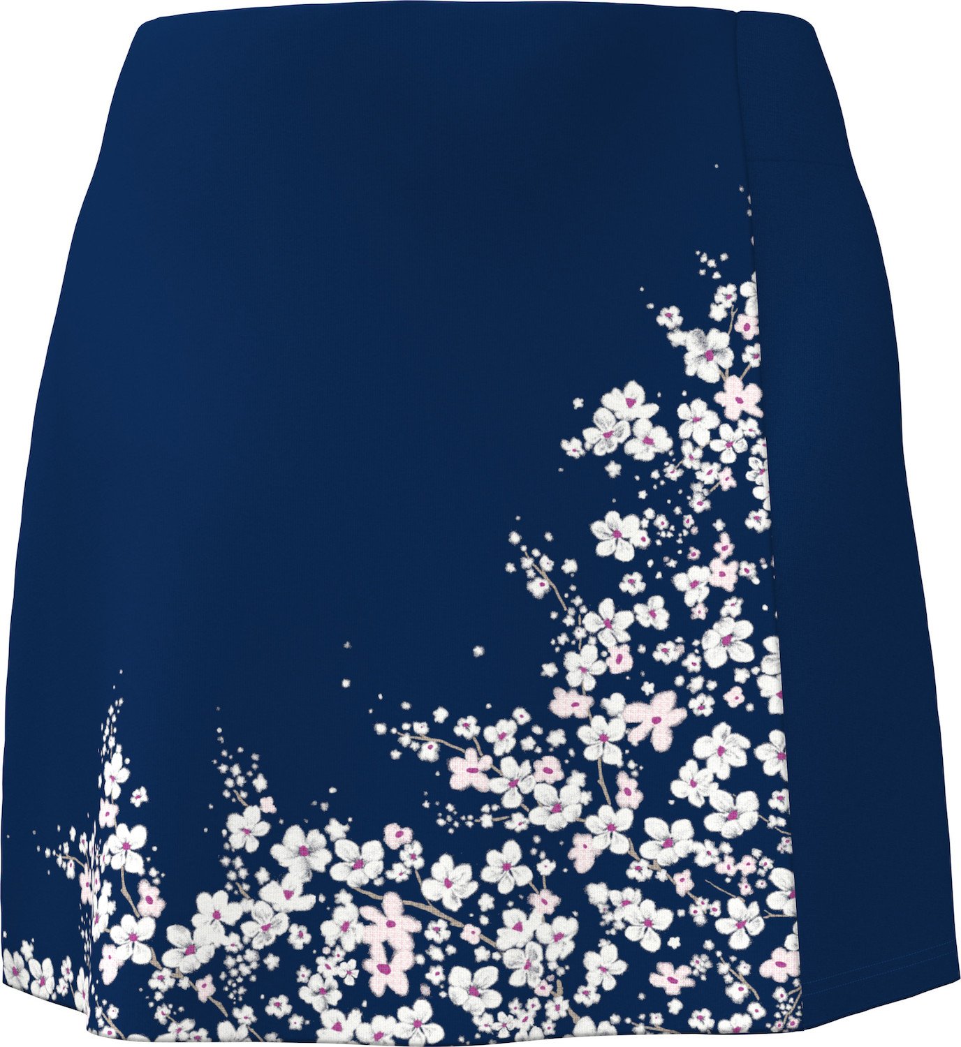 Callaway 17" Floral Printed Wrap dames skort, blue depths