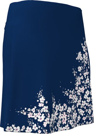 Callaway 17" Floral Printed Wrap dames skort, blue depths