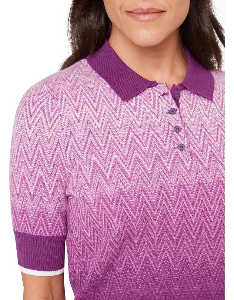 Callaway Gradient Knitted dames trui, gloxinia