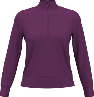 Callaway 1/2 Zip Soft Touch dames sweater, gloxinia