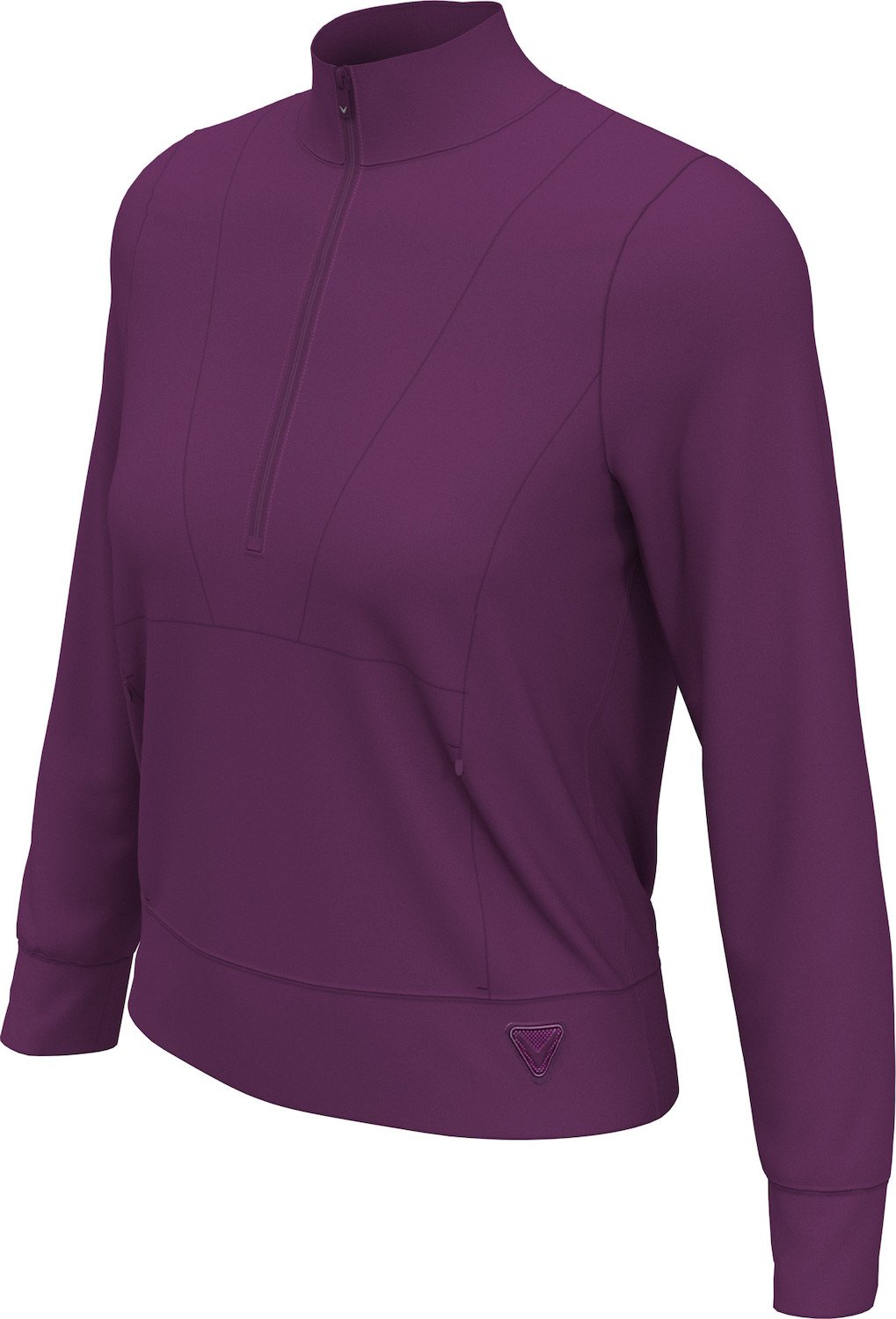 Callaway 1/2 Zip Soft Touch dames sweater, gloxinia