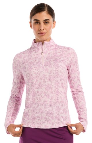 Callaway Abstract Floral dames sweatshirt, cherry blossom