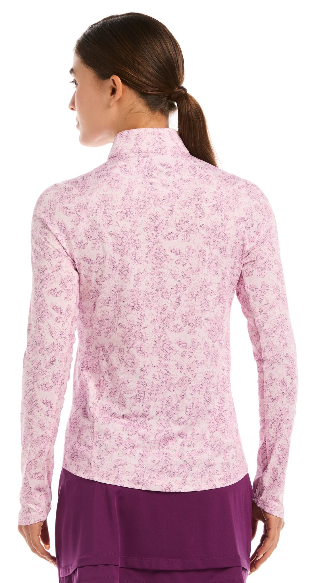 Callaway Abstract Floral dames sweatshirt, cherry blossom