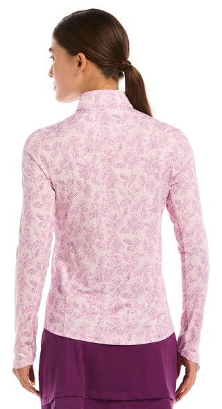 Callaway Abstract Floral dames sweatshirt, cherry blossom