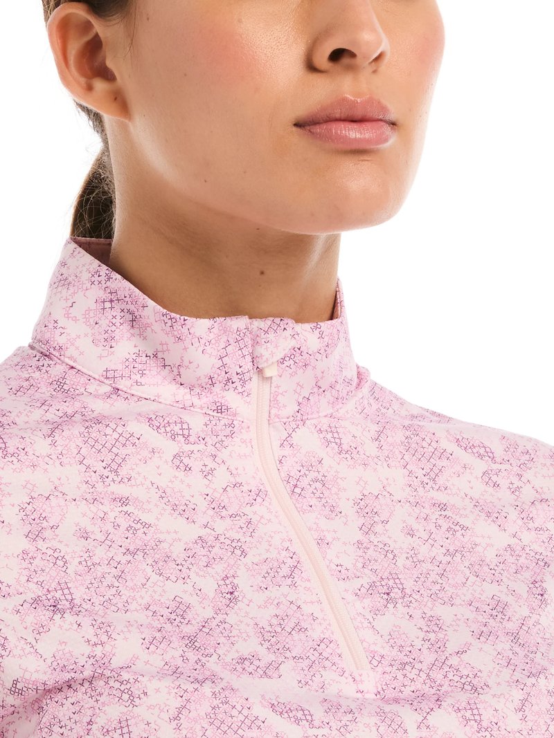 Callaway Abstract Floral dames sweatshirt, cherry blossom