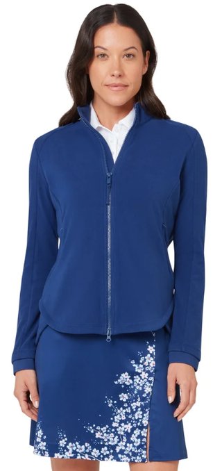 Callaway Lightweight Full Zip dames sweatshirt, blue depths