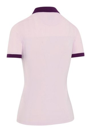 Callaway Colourblock Rib dames polo, cherry blossom