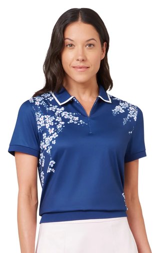 Callaway Floral Blossom dames polo, blue depths