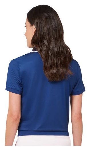 Callaway Floral Blossom dames polo, blue depths