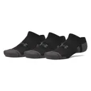 Under Armour Performance Tech No Show heren sokken, 3pack, zwart