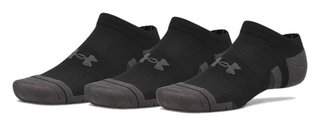 Under Armour Performance Tech No Show heren sokken, 3pack, zwart