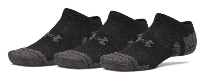 Under Armour Performance Tech No Show heren sokken, 3pack, zwart