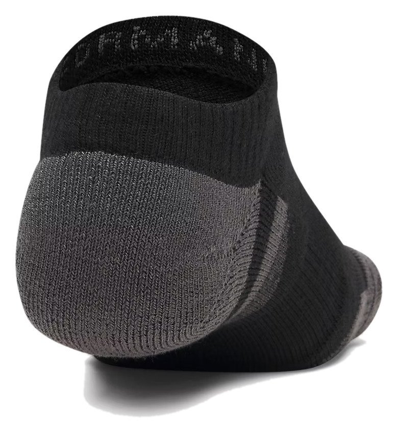 Under Armour Performance Tech No Show heren sokken, 3pack, zwart