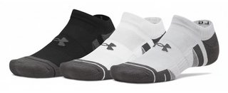 Under Armour Performance Tech No Show unisex sokken, 3pack, mod gray/white/jet gray