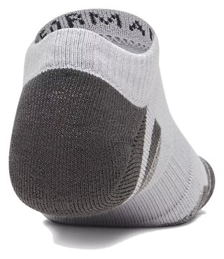 Under Armour Performance Tech No Show unisex sokken, 3pack, mod gray/white/jet gray