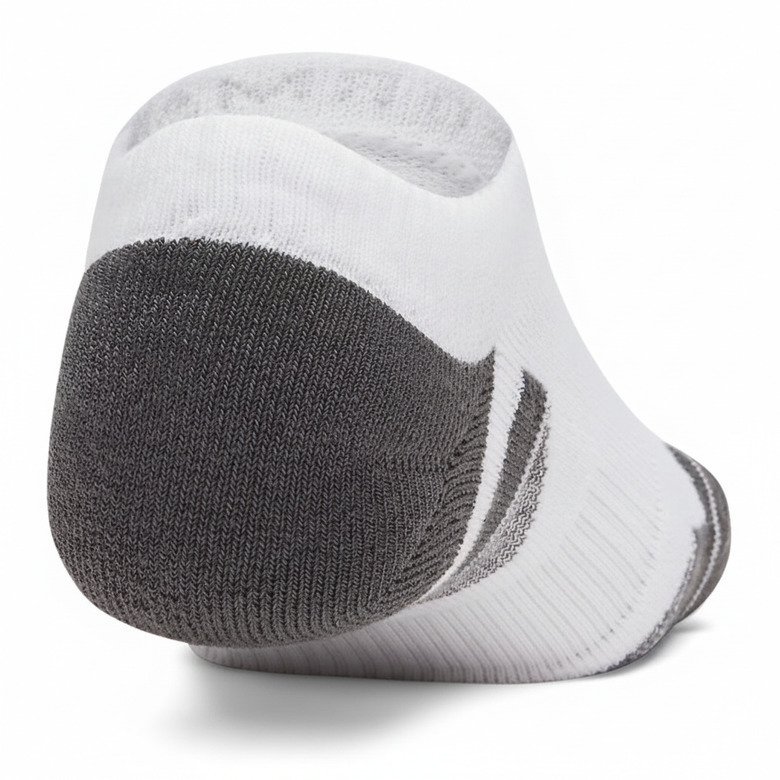 Under Armour Performance Tech No Show unisex sokken, 3pack, wit
