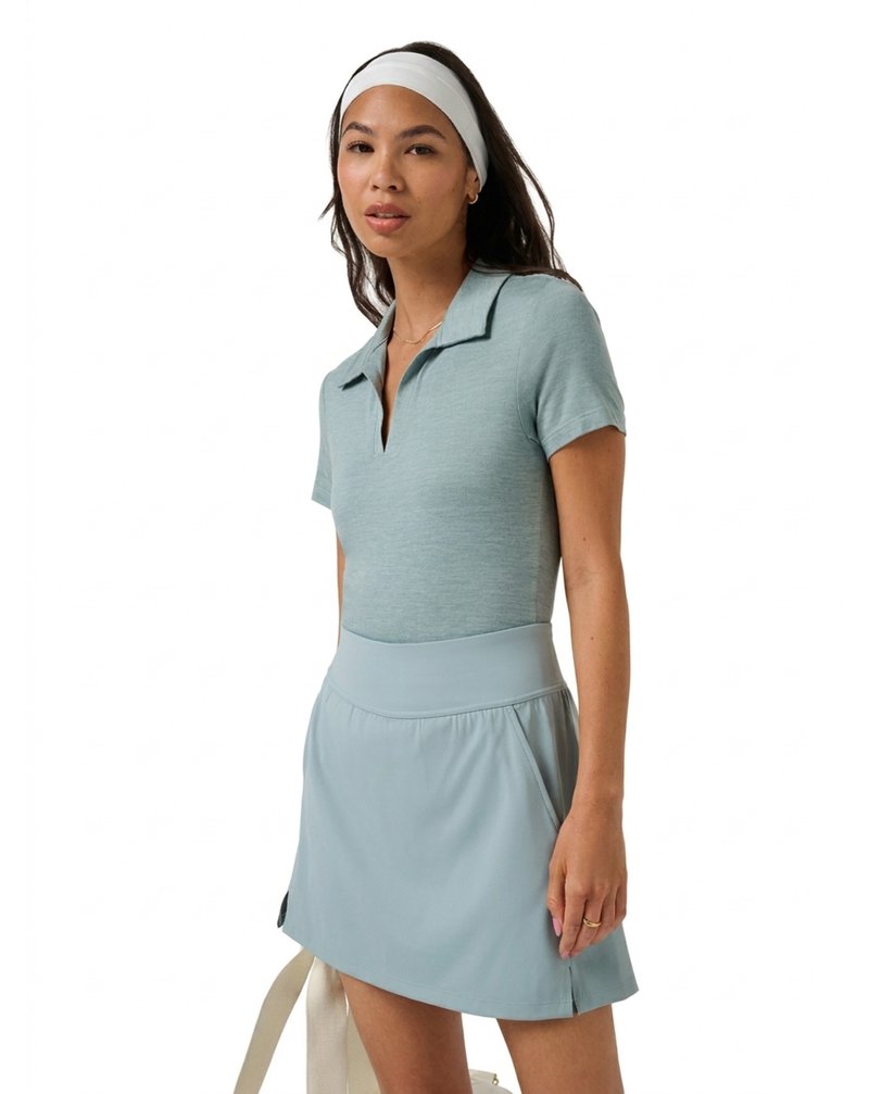 Travis Mathew Skyloft Light dames polo, heather slate