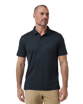 Travis Mathew The Zinna 2.0 No Logo heren polo, zwart