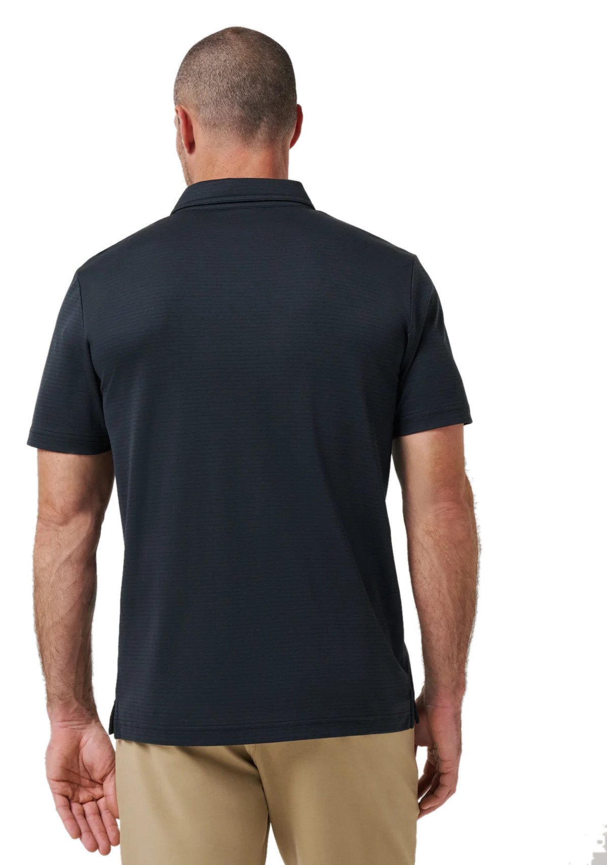 Travis Mathew The Zinna 2.0 No Logo heren polo, zwart
