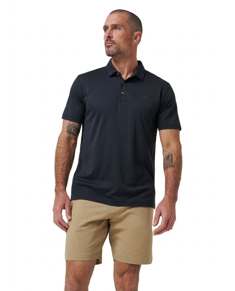 Travis Mathew The Zinna 2.0 No Logo heren polo, zwart