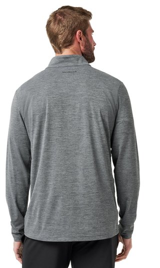 Travis Mathew Heater Pro 1/4Zip heren sweater, heather grey