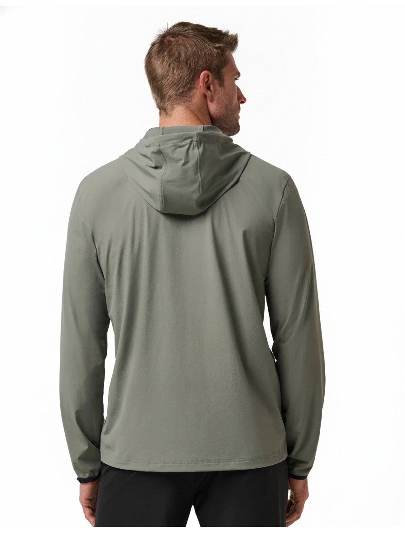 Travis Mathew Hero Hour Tech heren hoodie, dark olive