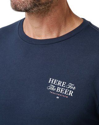 Travis Mathew Stout Standard heren T-Shirt, total eclipse