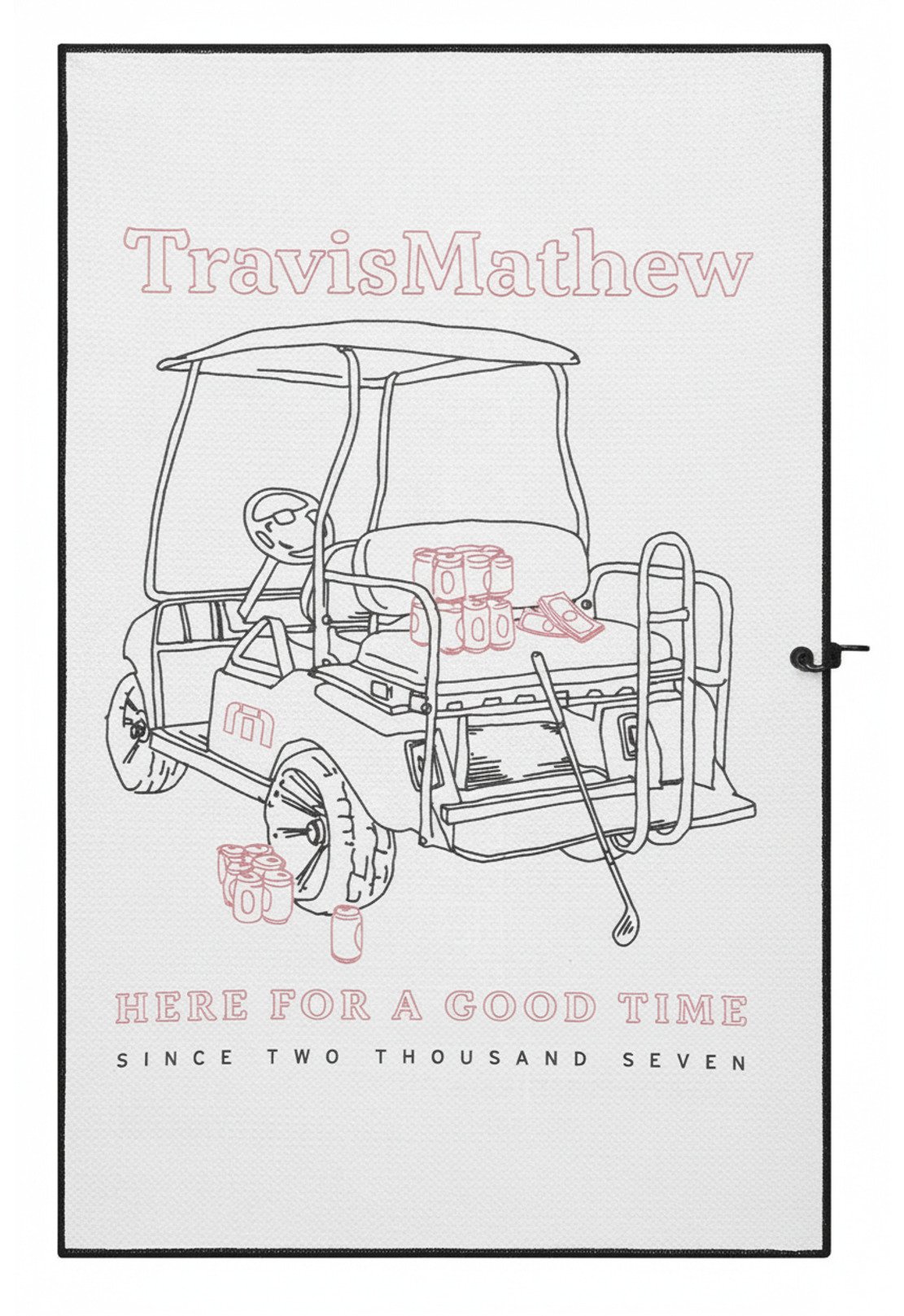 Travis Mathew Golf Cart Glide handdoek