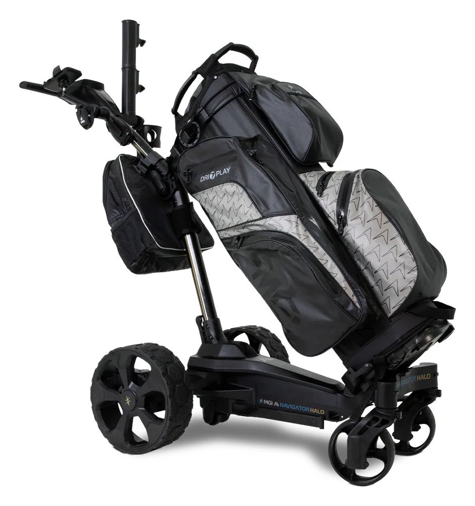 MGI Ai Halo elektrische golftrolley 2026, zwart (Lithium 24v 299Wh)